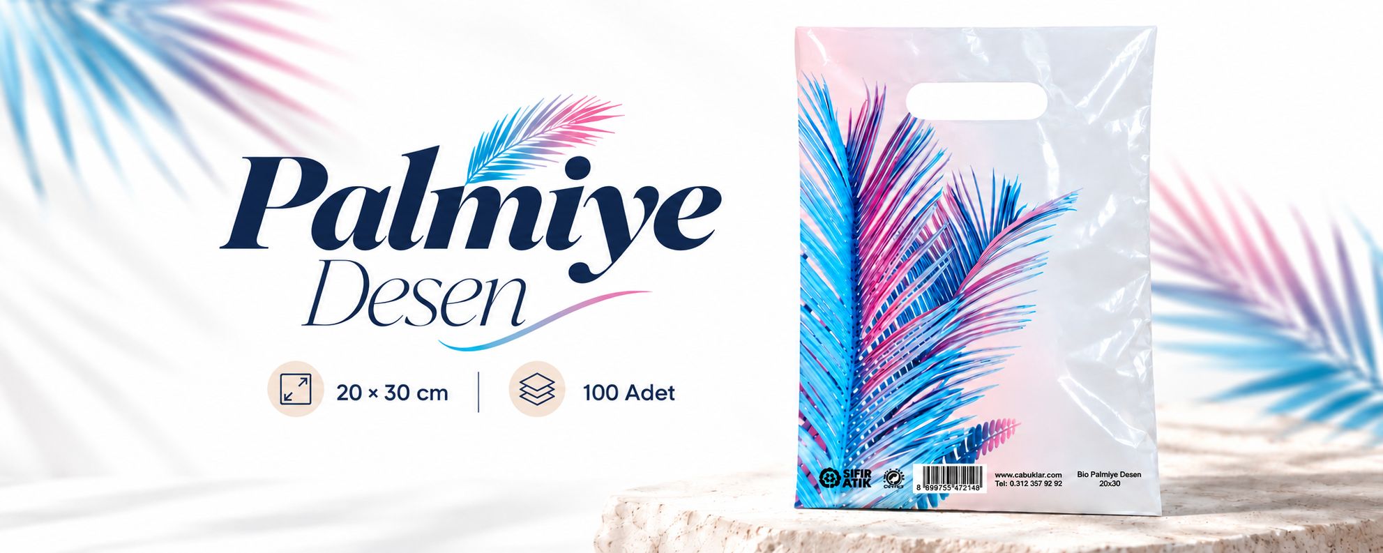 Palmiye Desenli 