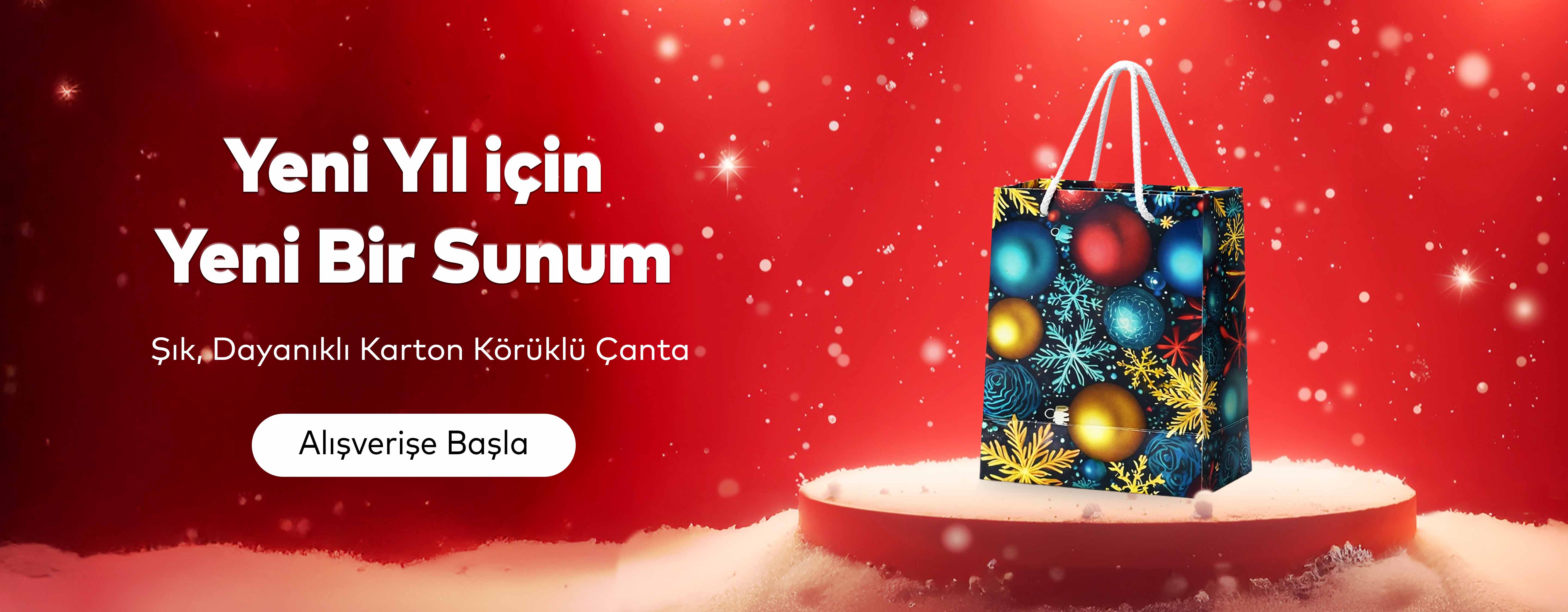 yılbaşı körüklü çanta